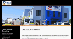 Desktop Screenshot of cablelocates.com.au